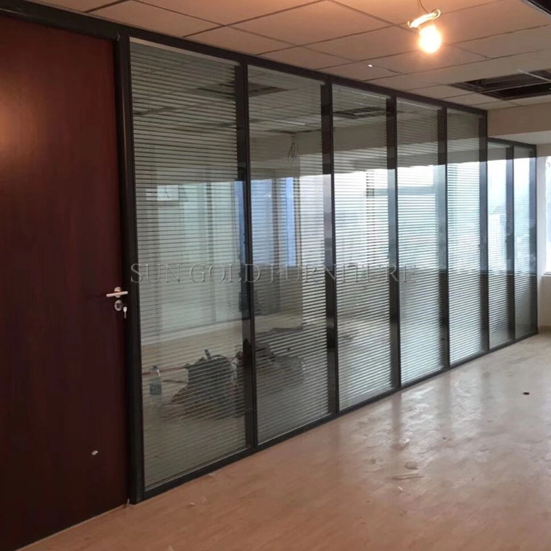 Floor to Ceiling Fosted Glass Modern Demountable Office Partition (SZ-WS577)