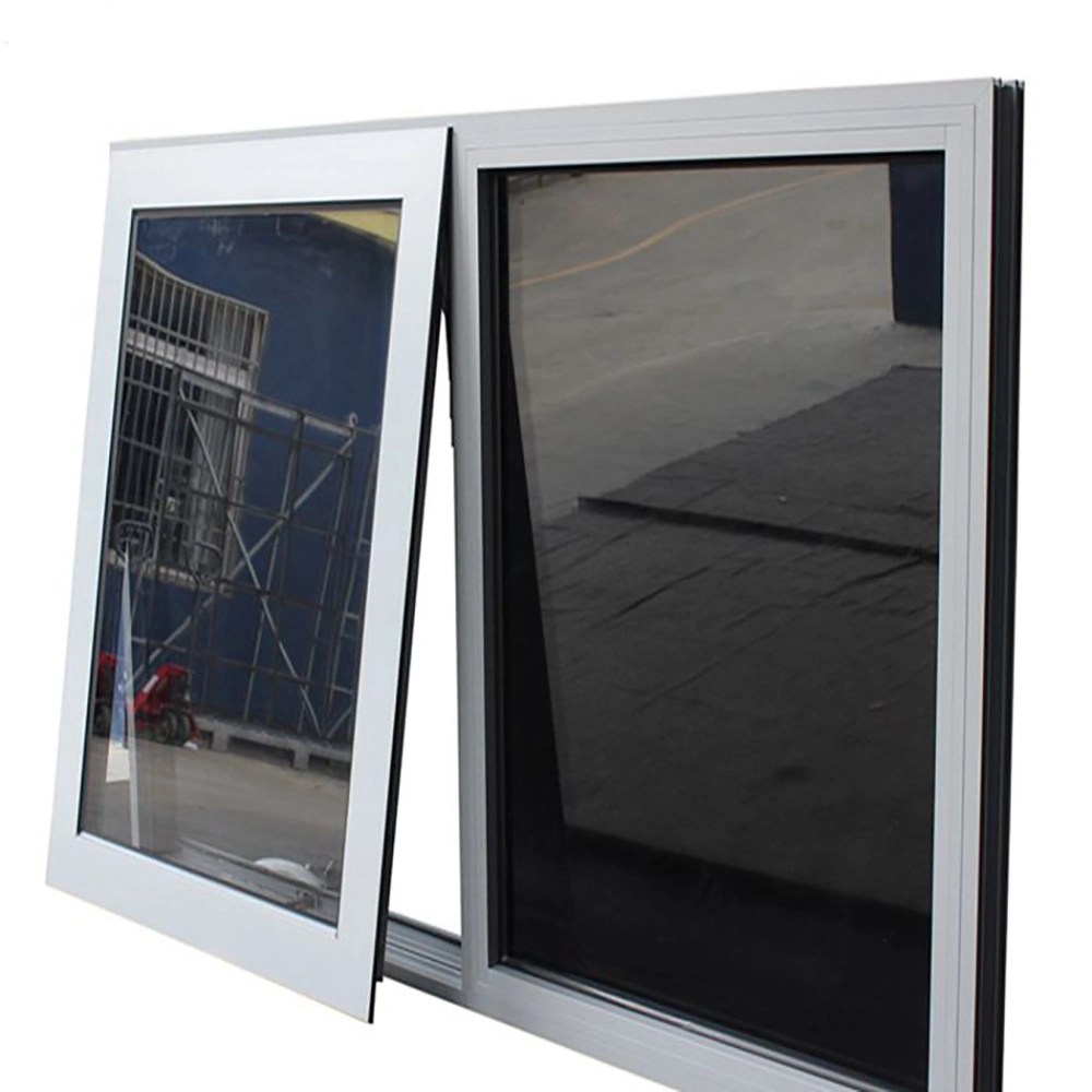 Aluminum Hinged Triple Hurricane Impact Soundproof Awning Window with Insect Screen