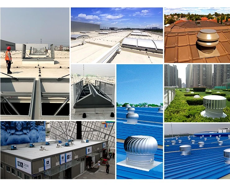 Toprise Natural Roof Skylight Roof Window Natural Smoke and Heat Exhaust Ventilation System