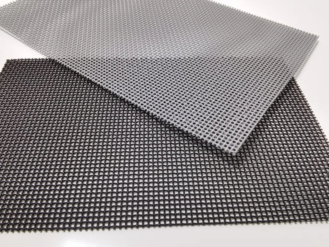 High Grade Black Epoxy Coated Stainless Steel 304 Security Mesh for Doors and Windows
