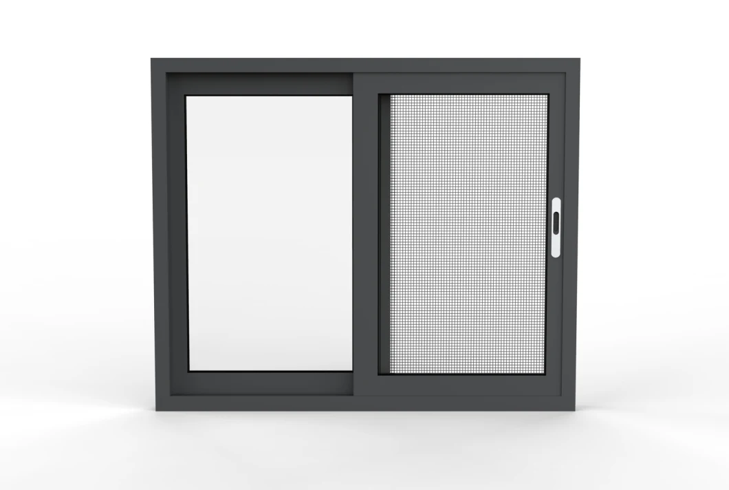 Double Glazing Aluminum Casement Window, Glass Window, Aluminum Doors and Windows with Flyscreen