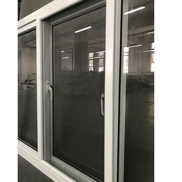 Cheap Hurricane Proof Impact Window PVC Sliding Windows Office Glass Sliding Windows