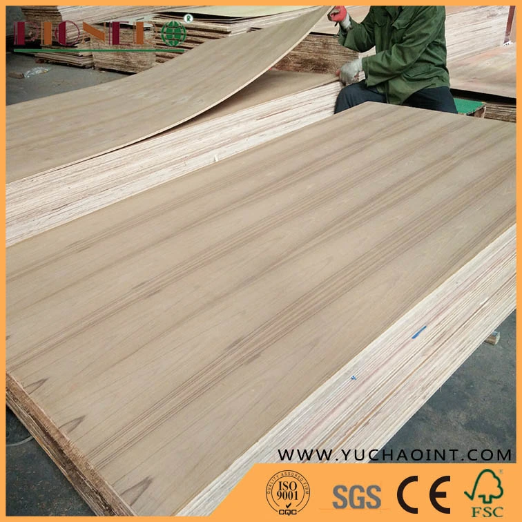 Teak Plywood, Grade a China High Quality Indoors Burma Teak Faced Plywood