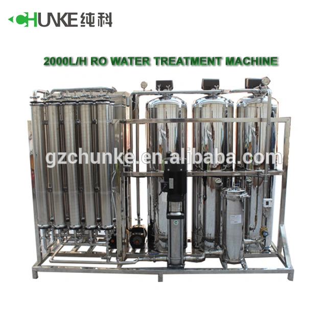 2000L Commercial Purified RO Water System for Drinking