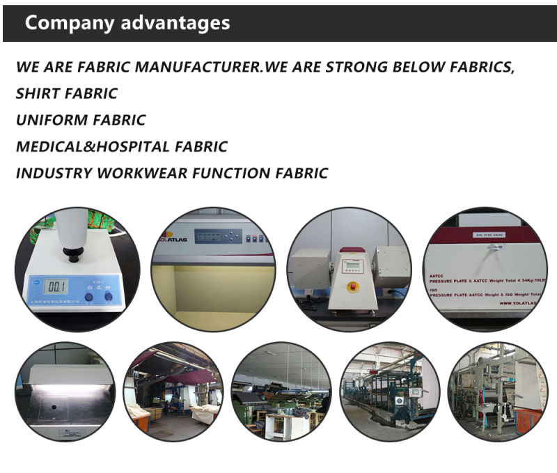 Cotton and Polyester ESD Antistatic Satin Fabric for Workwear