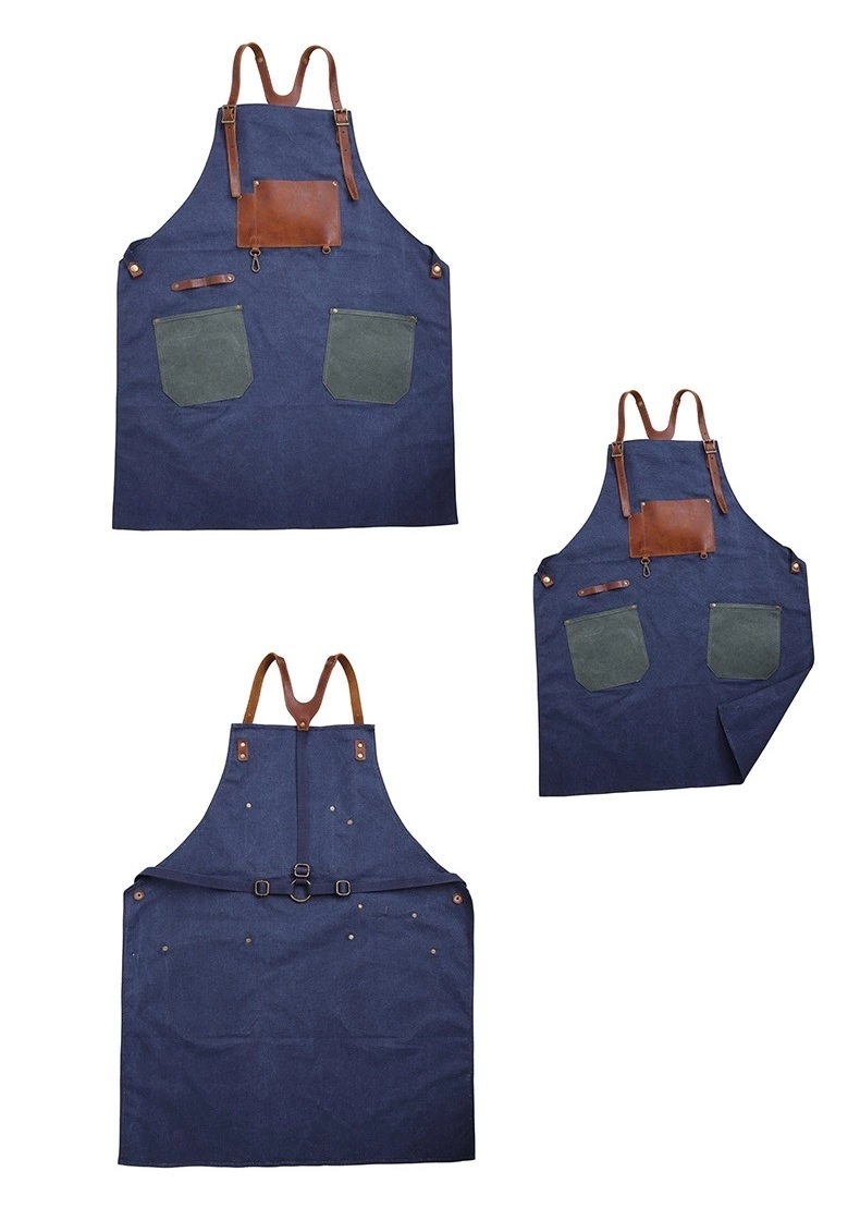 Handmade Working Canvas Barber Cape Apron for Barber Coffee Shop