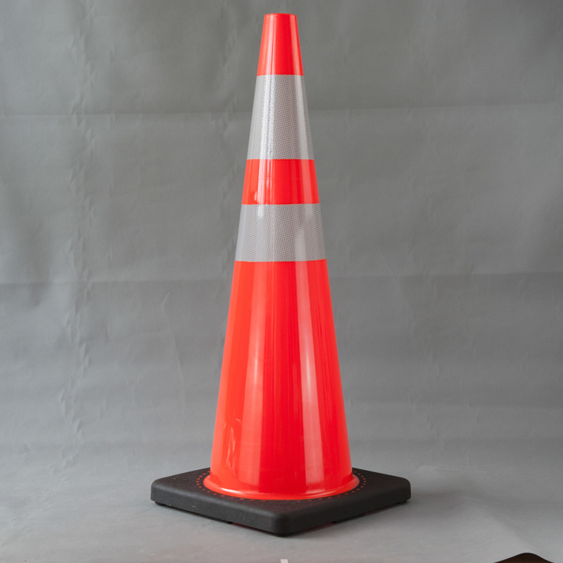 90cm Safety PVC Cone with High Intensity Reflective Tape