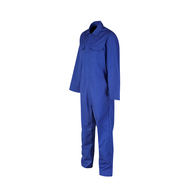 Flame Retardant Anti-Static Work Coveralls in Blue for Work