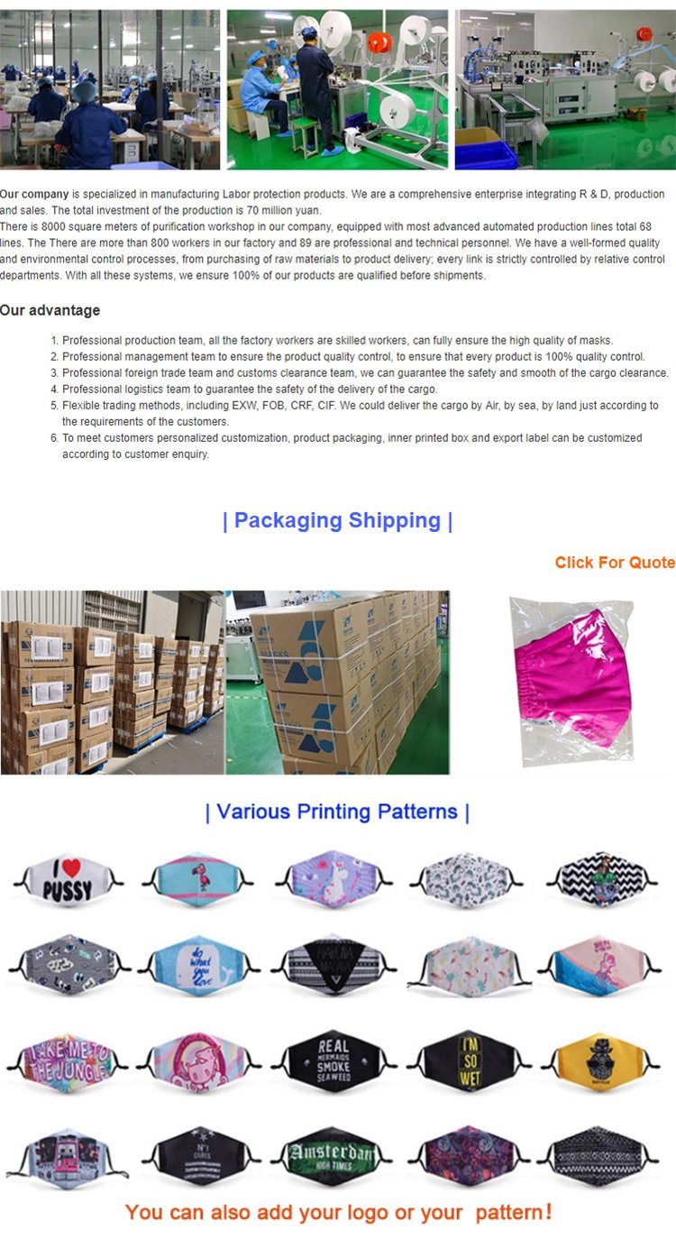 Thick Cotton Mask Cotton Masks Bulk Cotton Pm2.5 Mask