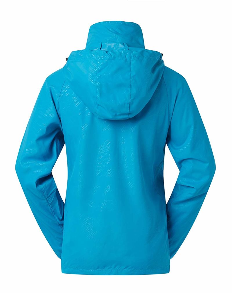 Women's Lightweight/Waterproof/Windbreaker UV Protect Running Hooded Packable Jackets