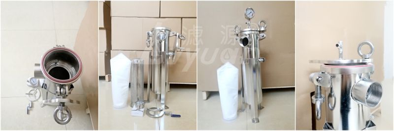 Liquid/ Water Stainless Steel Multi/Single Bag Filter Housing for Wine/Beer Filtration