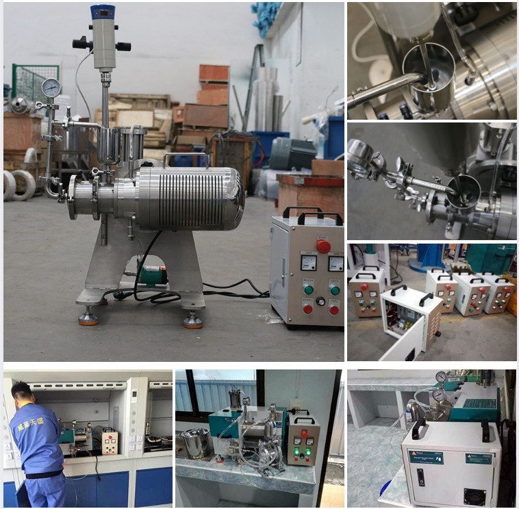 Horizontal Sand Mill for Water-Based Printing Ink, Pesticide