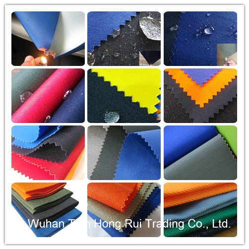 CVC Twill Fabric with Fr as Flame Retardant and Anti Static Functional Treatment
