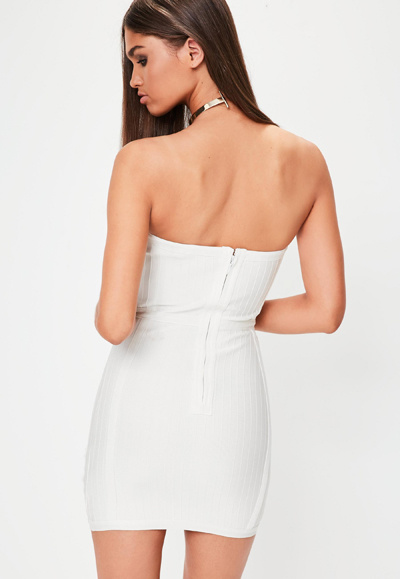 Luxury Strapless Dress White Dress Club Dress Prom Dress Sexy Dress Party Dresses for Girls