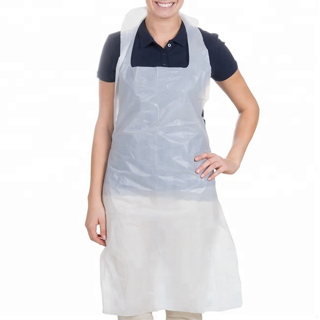 HDPE LDPE Disposable PE Aprons, Disposable Plastic Aprons, Polythene Aprons, Disposable Aprons