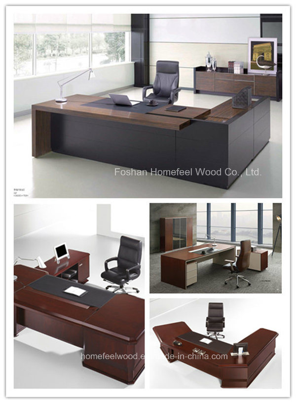 Modern Design Luxury Office Table Executive Desk Wooden Furniture (HF-D2826F)