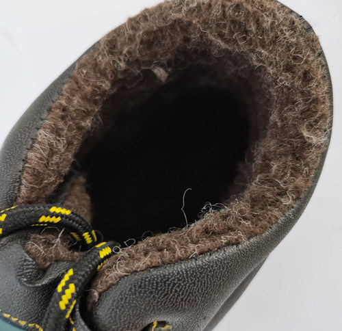 Work Shoes, Warm Shoes with Fur for Work in Winter