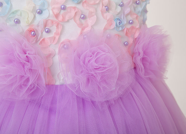 Princess Dresses, Children's Dresses, Fluffy Dresses, Beaded Gauze Flowers, Fluffy Dresses, Wedding Dresses, Flower Girl Dress