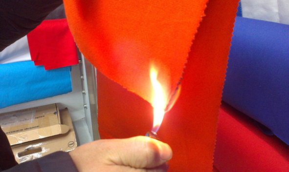 Flame Retardant 60/40 CVC Fabric with Twill Structure for Workwear