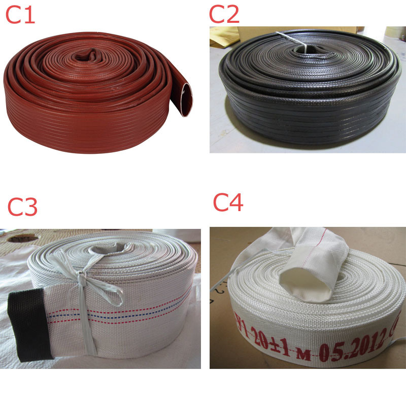 10bar 2.5 Inch Red Single Jacket Fire Hose for Sale