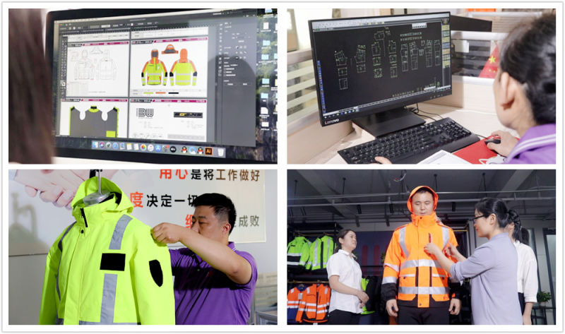 Utility Workers Jacket Reflective Enhanced Hi Vis Uniforms