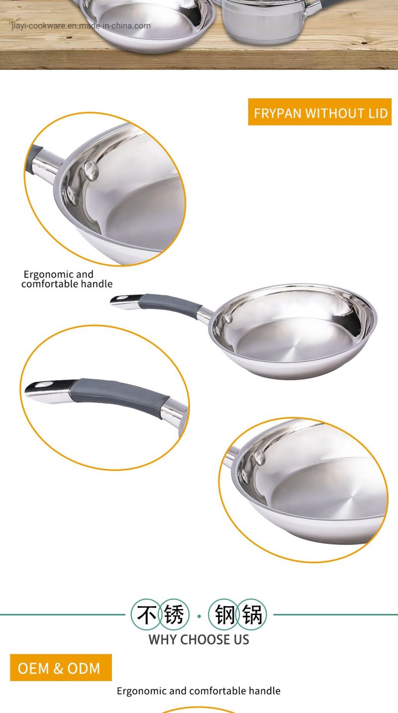 Versatile Professional Saucepan Stainless Steel Cooking Milk Boiling Pot 16cm