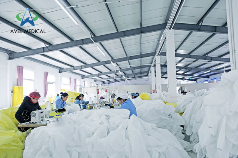 Disposable Microporous Overalls White Nonwoven Overalls Protective Suit Protective Garment