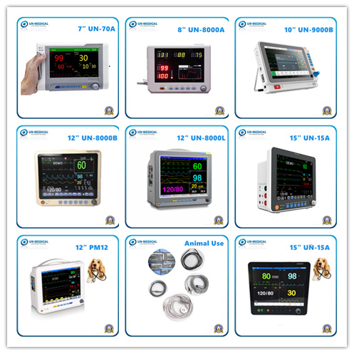 Multi-Parameter ECG Etco2 portable Patient Monitor with Phone Pad APP