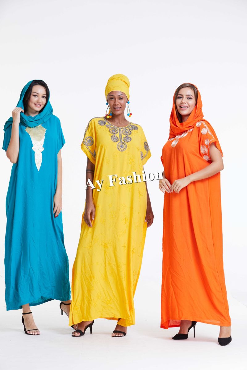 Wholesale Dress Africa Islamic Clothing Embroidered Boubou Dress