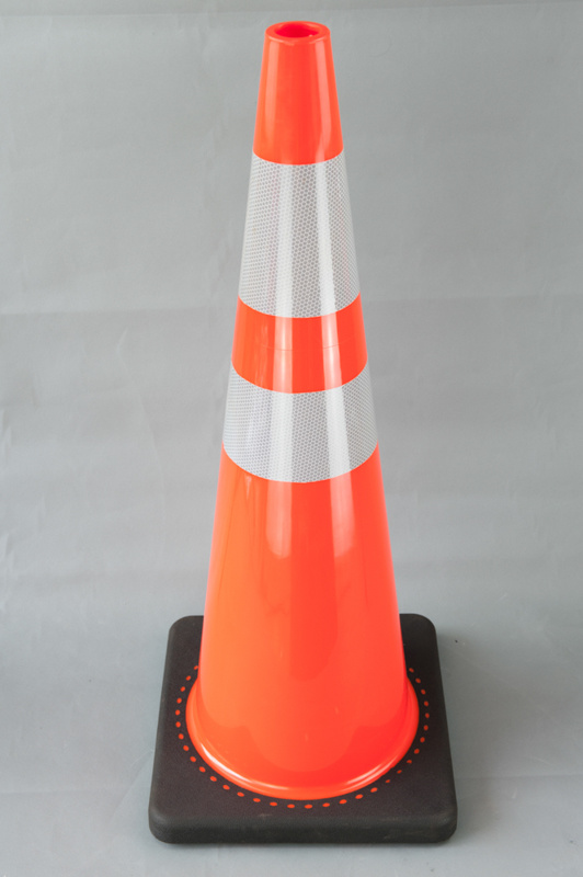 90cm Safety PVC Cone with High Intensity Reflective Tape