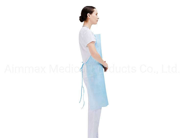 Disposable Nonwoven Apron Beauty Salon Restaurant Chef Aprons PP Apron