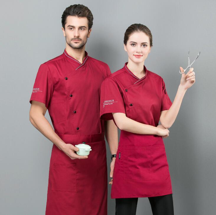 Cheap Custom Professional Chef Restaurant Workwear Kitchen Staff Cooking Uniform