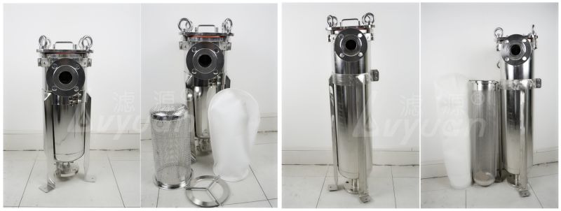 Liquid/ Water Stainless Steel Multi/Single Bag Filter Housing for Wine/Beer Filtration