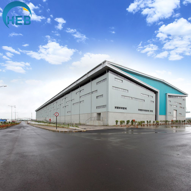 Prefabricated Multi-Storey Steel Warehouse for Workers with Office