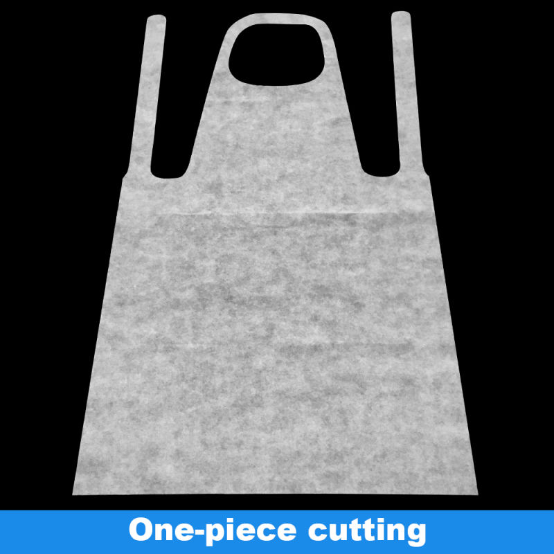 Best Quality Waterproof Biodegradable Eco-Friendly Disposable Non Woven PP Apron Waterproof White Disposable Personal Civil Apron