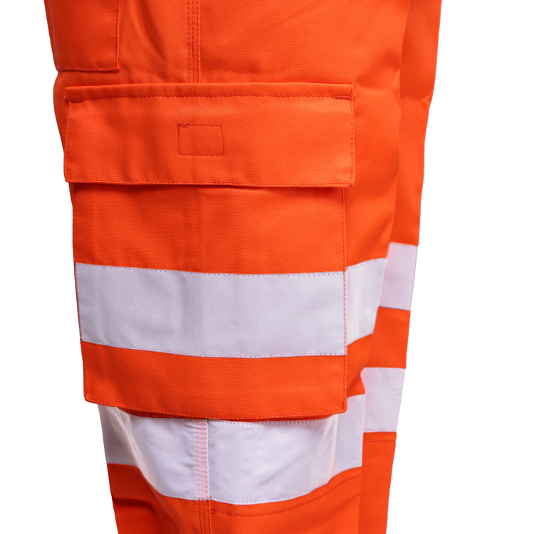 European Style Cargo Work Pants Hi Vis Pants High Visibility Safety Work Pants