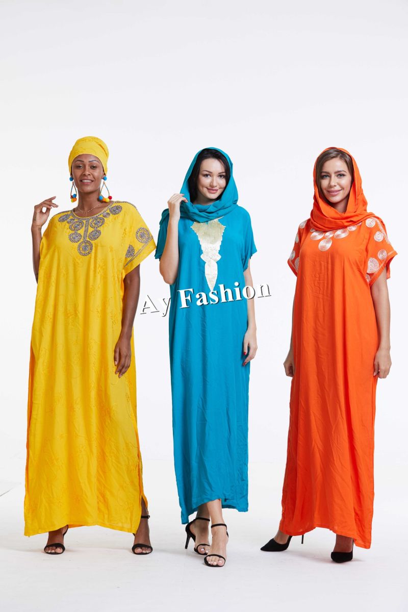Wholesale Dress Africa Islamic Clothing Embroidered Boubou Dress