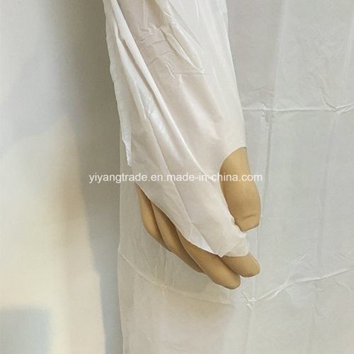 Anti Blood Disposable Medical Clothing CPE Gown for Hospital Surgical Operation