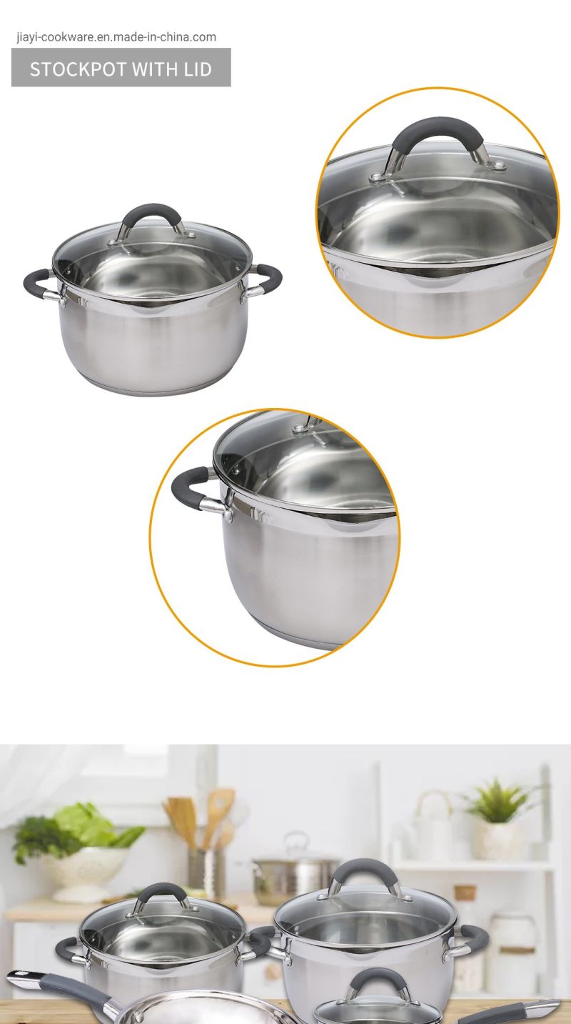 Versatile Professional Saucepan Stainless Steel Cooking Milk Boiling Pot 16cm