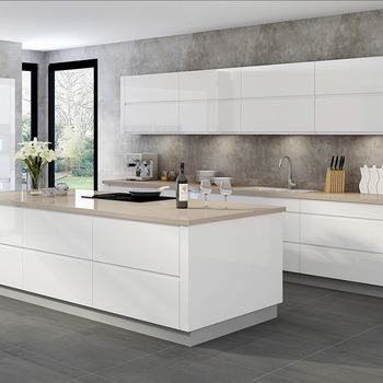 Modern Kitchen Design Lacquer Painting Kitchen Cabinets for American Market