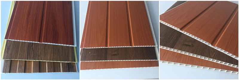 Fast Delivery Wood Grain Fireproof PVC Ceiling Panel