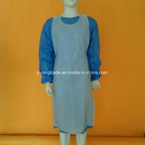 Disposable Waterproof Plastic PE Apron for Food Factory