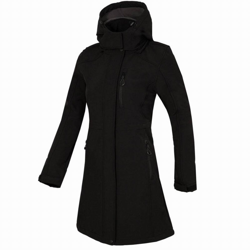 Winter Women Long Waterproof Jacket Camping Windbreaker