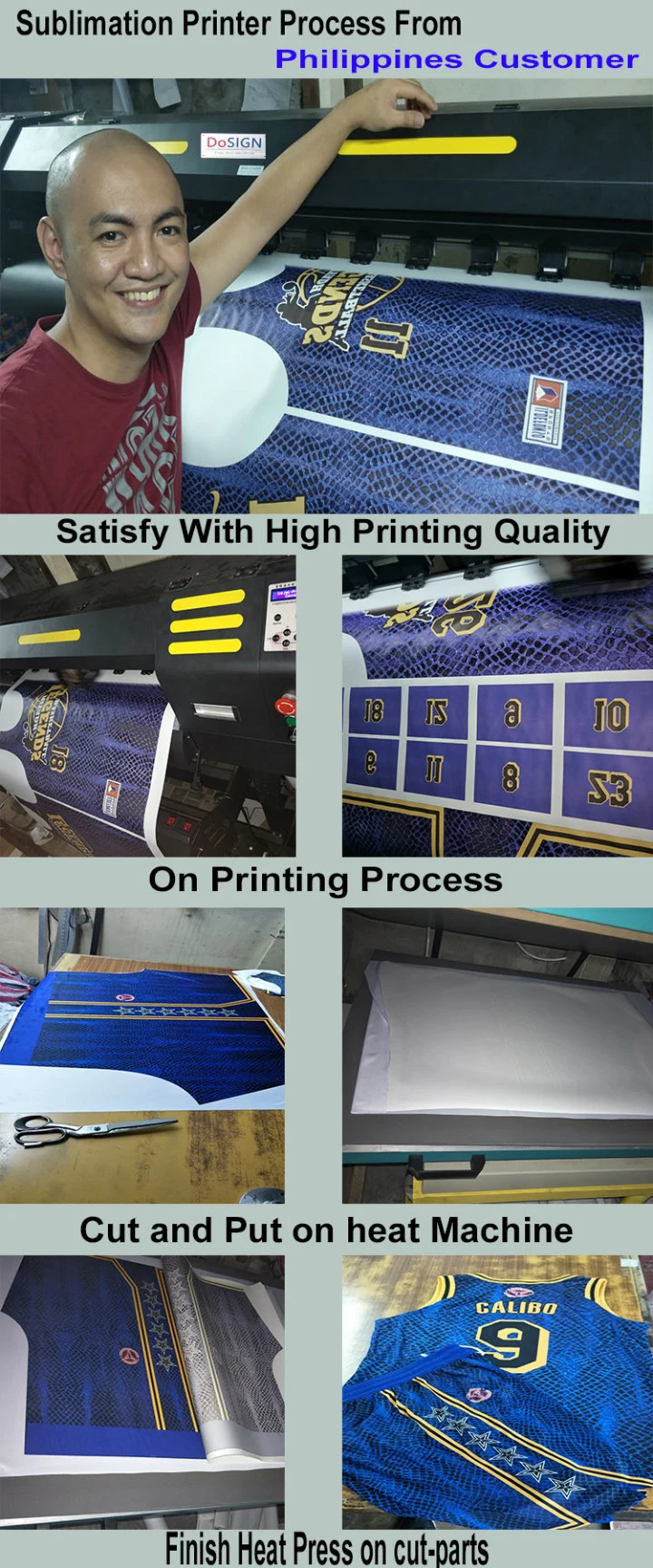 Transfer Paper Sublimation Printer for Sport Fabric