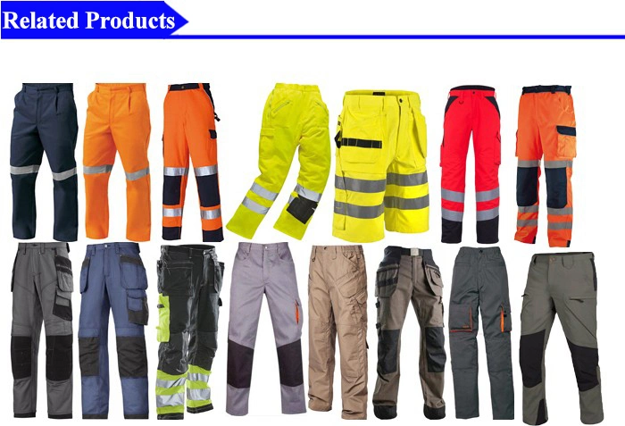 OEM Customized Safety Reflective Hi Vis Reflective Waterproof Workwear Safety Traffic Workwear Pants