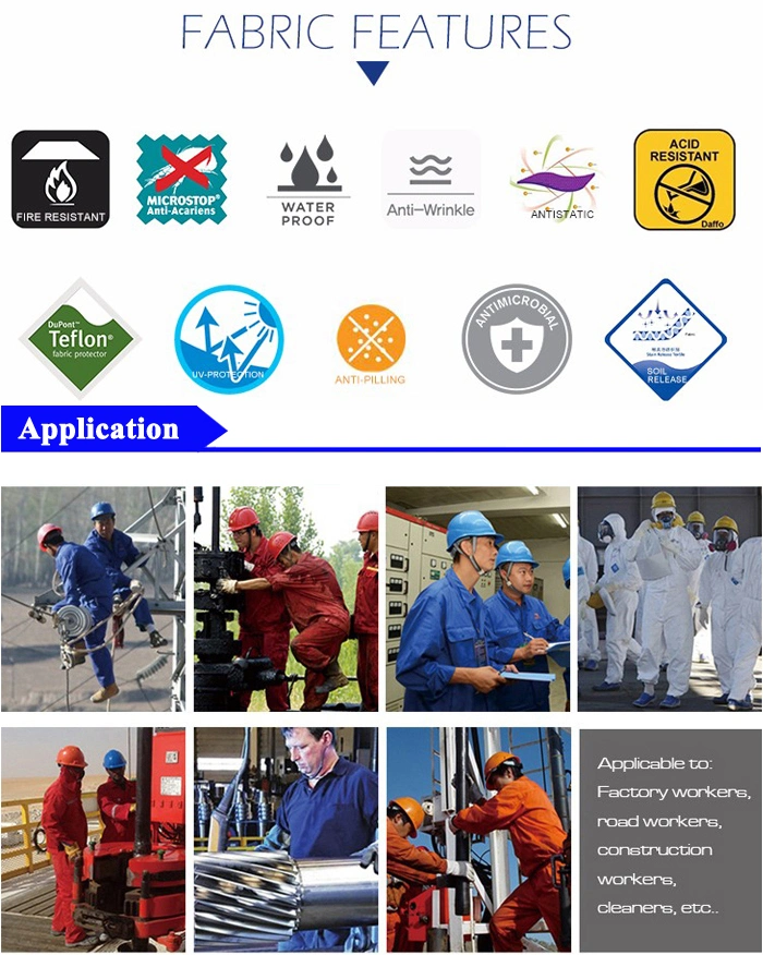 Flame Retardant Safety Workwear Hi Vis Construction Worker Working Coverall