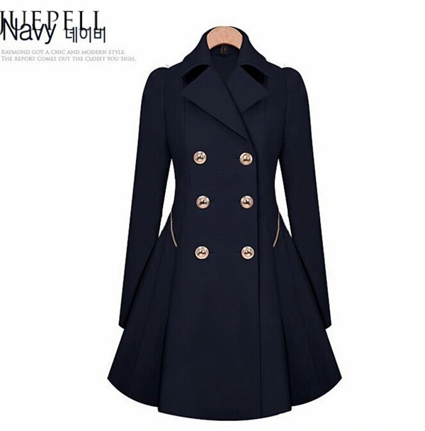 Fashion Double-Breasted Autumn Jacket for Women