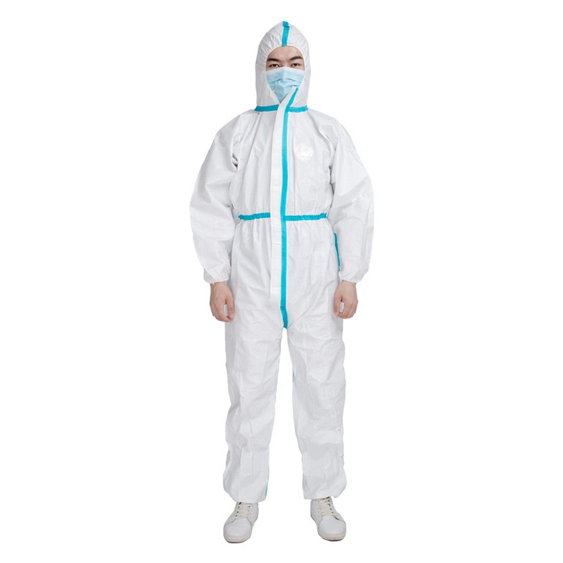 Disposable Suit Microporous Coverall Waterproof Protective Clothing Overalls