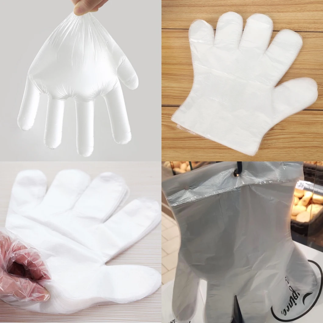 Transparent Clear Household Plastic PE Apron PVC Disposable Gloves Waterproof and Oilproof HDPE LDPE Disposable Apron