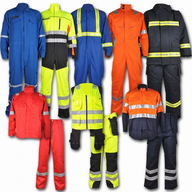 100% Cotton Workwear Safety Coverall Factory Uniform Work Clothing